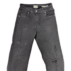Women's 91 Cotton on Mid Gazer Skinny Jeans Black Size 6